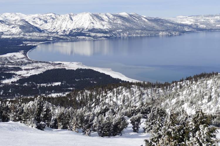 lake tahoe in winter