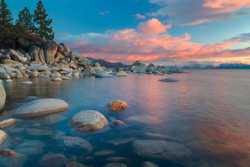 lake tahoe sunset