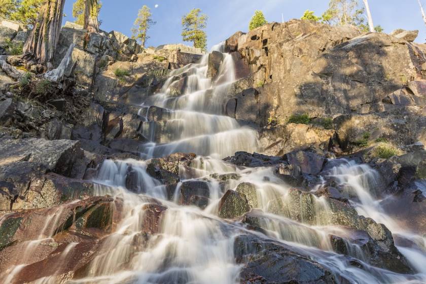 Waterfall near Lake Tahoe